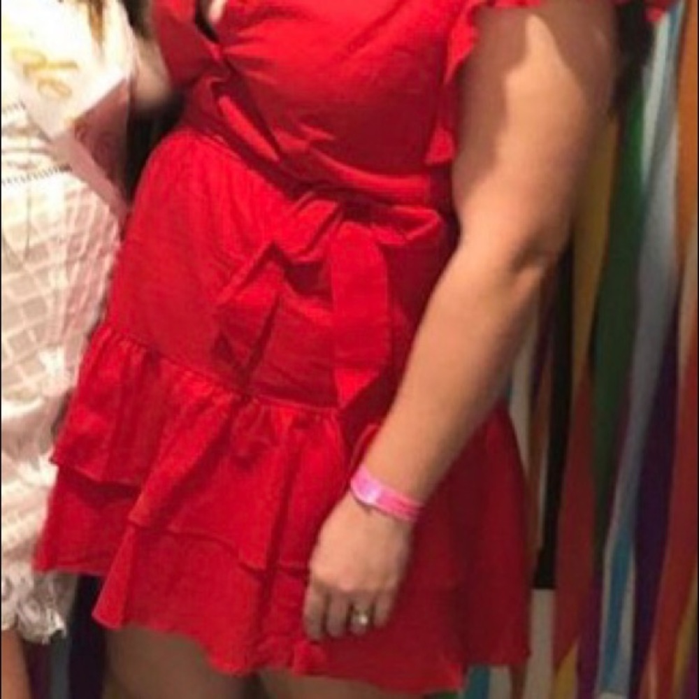 Red dress